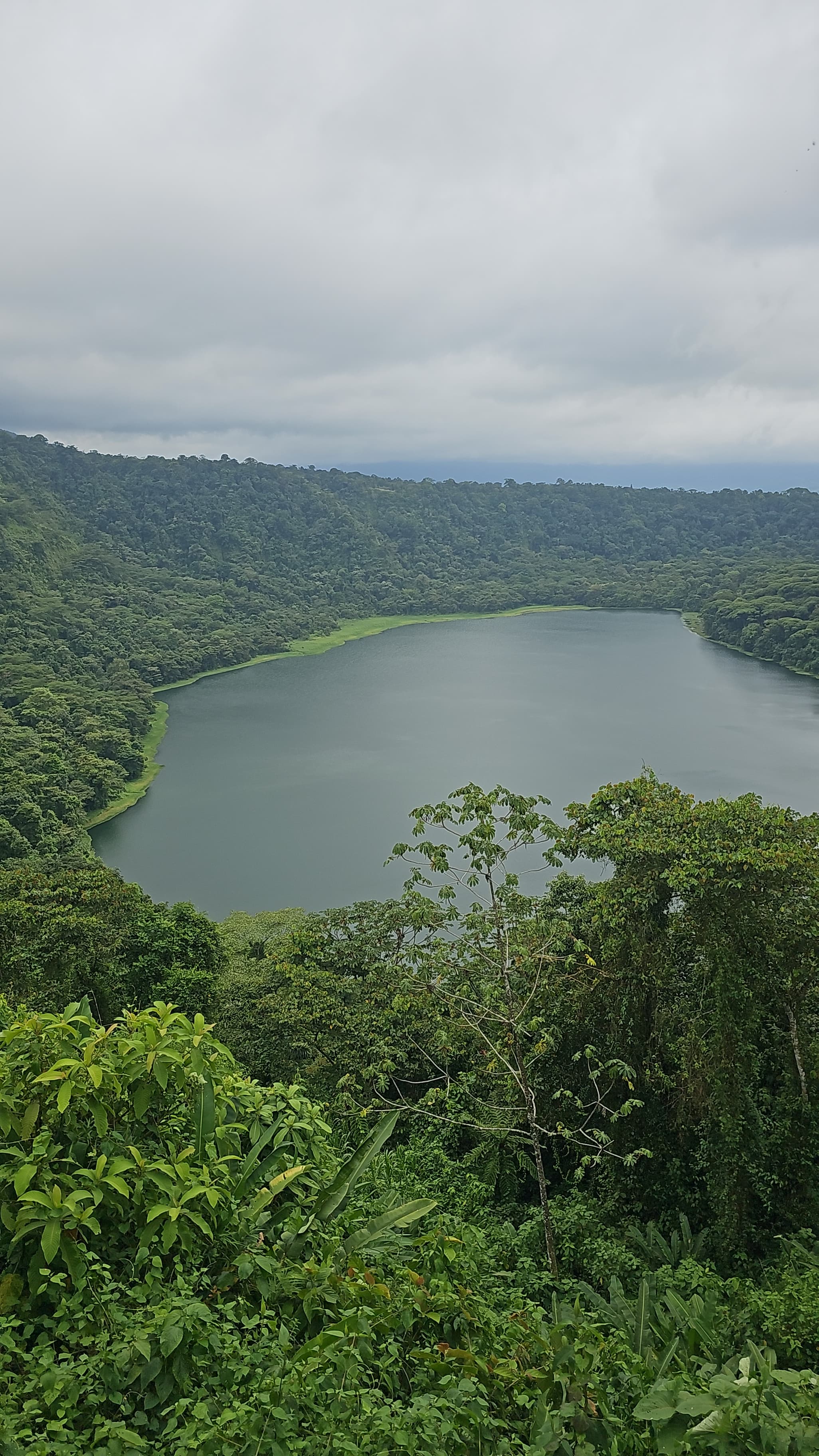 Laguna Hule, a forest-ringed crater lake near Bajos del Toro, a premier Costa Rica birdwatching destination