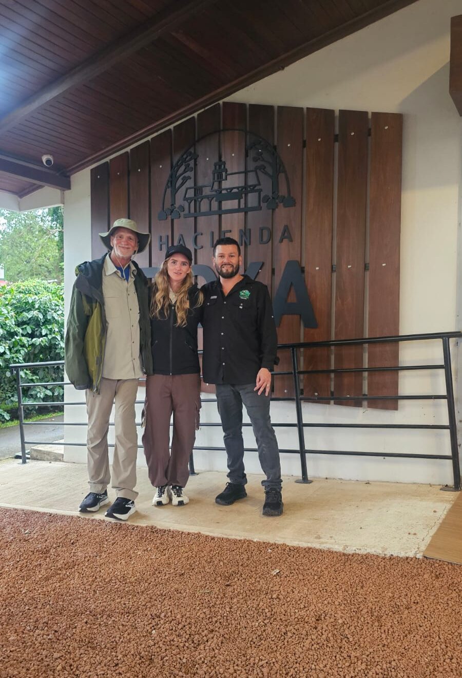 Michael with EcoRide guests at Hacienda Tova on a private Costa Rica nature tour